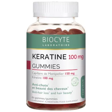 Biocyte Keratin 60 hair beauty gummies