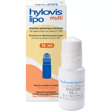 Hylovis Lipo Multi Lubrificante Emulsão para os Olhos 15 ml