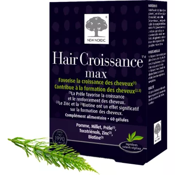 Novo Nordic Hair Croissance Max 60 cápsulas