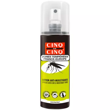 Cinq-sur-Cinq Zones Tempérées Anti-Mücken-Lotion