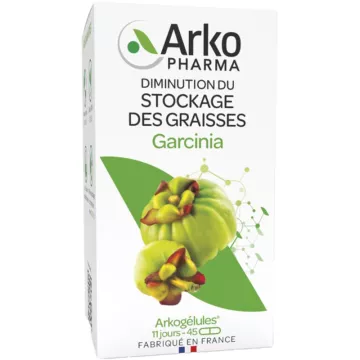 Arkogélules Garcinia Diminution du Stockage des Graisses 45 gélules