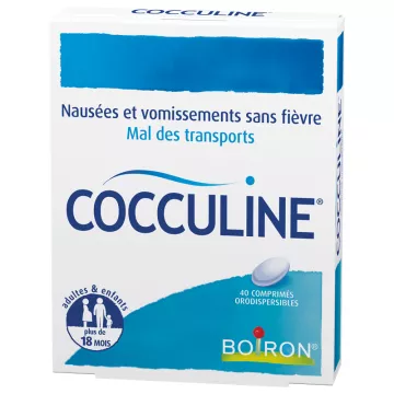 Cocculine Mal des Transports Boiron Homéopathie 40 comprimés