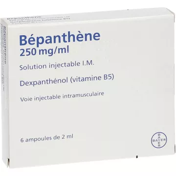 Bepanthene injection Hair loss 6 phials