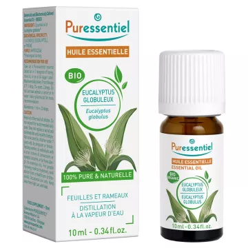 PURESSENTIEL Aceite esencial ecológico Eucalyptus globulus 10ml