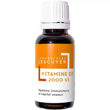 Lescuyer Vitamin D3 2000IU Immune System & Bone Capital 20ml