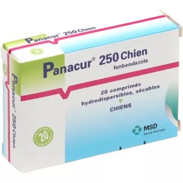 Panacur 250mg Desparasitante de largo espetro para cães