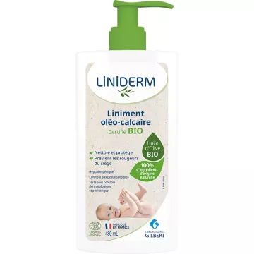 Liniderm Linimento Oléo-Calcaire Soin pour le Change 480 ml