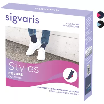 Sigvaris Styles Colors Calcetines de soporte para mujer Clase 2