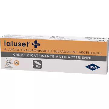 Ialuset Plus Cream Hyaluronic Acid + Silver 100 g