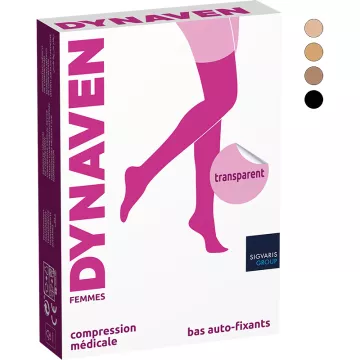 Sigvaris Dynaven Pure Transparent Women's Support Stockings Class 2