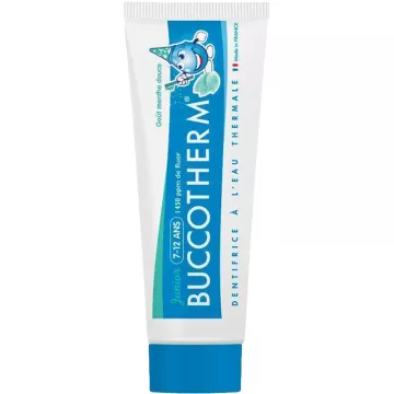 Buccotherm Gel Dentifrice Junior 7-12 ans Goût Menthe Douce 50 ml