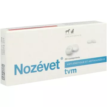 TVM Nozevet Travel Sickness Dogs & Cats 20 таблеток