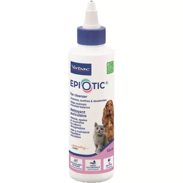 Virbac Epiotic Nettoyant Auriculaire Chien & Chat 125ml