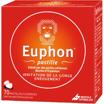 EUPHON MAUX DE GORGE 70 PASTILLES