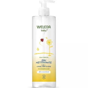 Weleda Bébé Calendula Eau Nettoyante Sans Parfum 400 ml