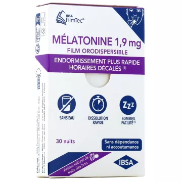 Melatonina Filmtech 1,9 mg Película Orodispersível x30