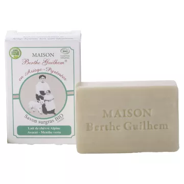 Maison Berthe Guilhem Органическое супержирное мыло с авокадо и мятой