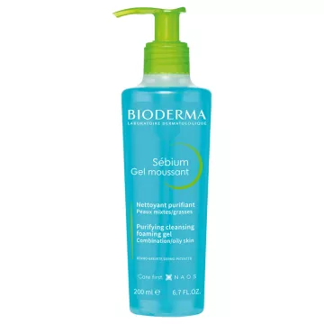 Bioderma Sebium Gel Limpiador Espumoso Purificante