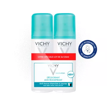 Vichy Déodorant Anti-Transpirant 48h Anti-Traces Spray 125 ml