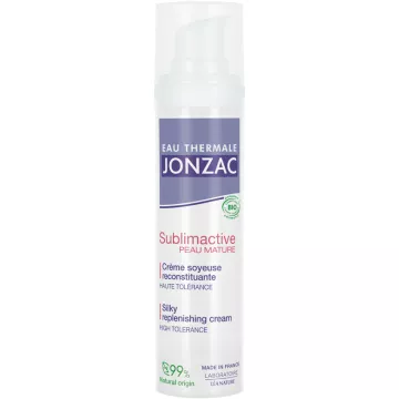 Jonzac Sublimactive Crema di seta ricostituente biologica per pelli mature 40 ml