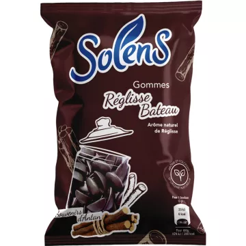 Solens Gommes Réglisse Bateau 100g