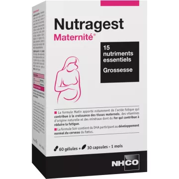 NHCO Nutragest Mutterschaft Schwangerschaft 60 Kapseln + 30 Kapseln