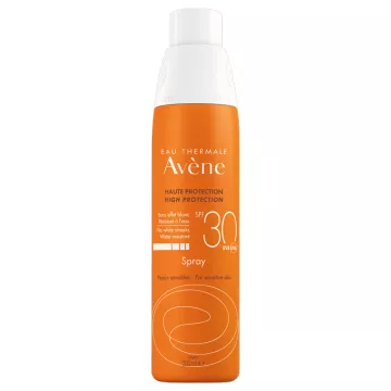 Avene Solar Spray SPF30 Sensitive Skin 200ml bottle