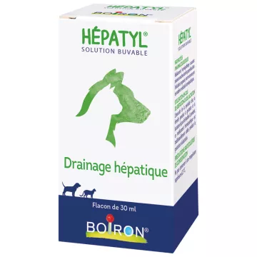 Hepatyl Boiron 30ml Homeopatía veterinaria para perros y gatos