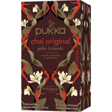 Pukka Organic Chaï Herbal Tea Original 20 saquetas de chá