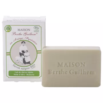 Maison Berthe Guilhem Bio-Surgras-Seife mit Oliven- und Rosmarin-Ton