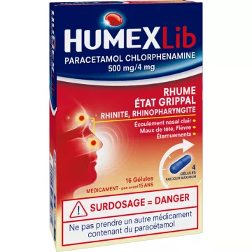 HUMEXLib Verkoudheid en Griep 16 capsules