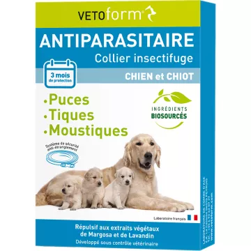 Vetoform Collier insectifuge chien et chiot 60 cm