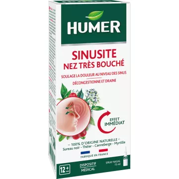 Humer Nez Très Bouché Sinusite Rhume 15 ml