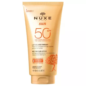 Nuxe Sun Тающее молочко для лица и тела SPF 50 150 мл
