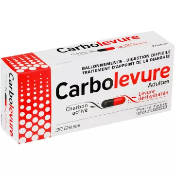 Carbolevure Colopathie Adulte 30 Gélules