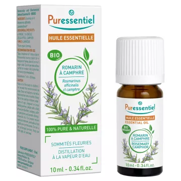 PURESSENTIEL Organic Essential Oil Rosemary Camphor 10ml