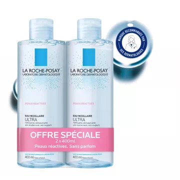 La Roche-Posay Agua Micelar Ultra para Pieles Reactivas 400 ml