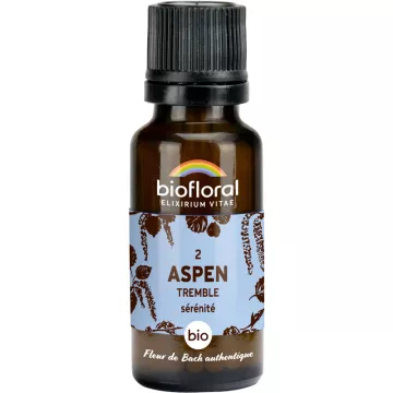 Biofloral Bach Flower Remedies 2 Aspen Alcohol Free Granules