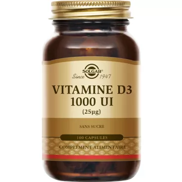 Solgar Vitamine D3 1000 IE 100 capsules