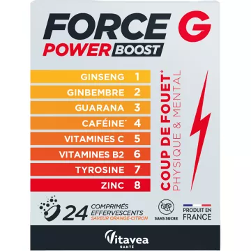 Vitavea Force G Power Boost 24 Comprimidos Efervescentes