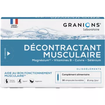 Granions Décontractant Musculaire 30 Ampoules Buvables