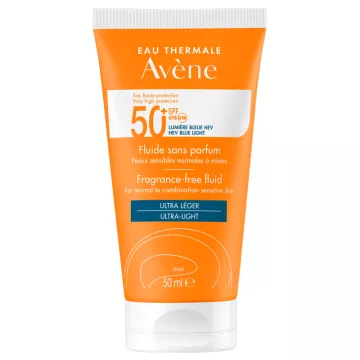 Avene Sun Care Fluid Fragrance-Free Ultra-Light SPF50+ 50 ml