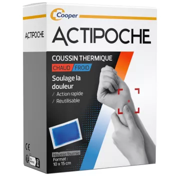 Actipoche Coussin Thermique Petit Modèle 10 x 15 cm