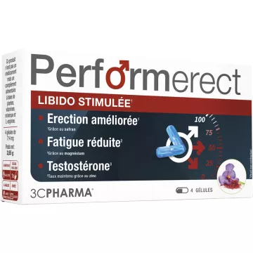 3Chênes Performerect Libido Stimulated Enhanced Erection Capsules