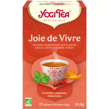 Yogi Tea Tisana joie de vivre Infuso ayurvedico 17 bustine di tè