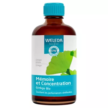Weleda Bio-Pflanzenextrakt Gedächtnis und Konzentration Ginkgo 100 ml