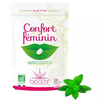 Bioactif CBD Pastilles Conforto Feminino Menta Clorofila Kudzu