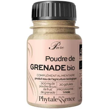 Phytalessence Poudre de Grenade Bio 30 gélules