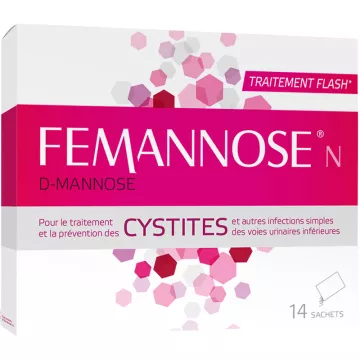 Femannose N D-Mannose Prévention Cystite 14 / 30 Sachets