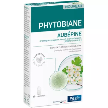 Phytobiane Aubépine 15 comprimés Pileje